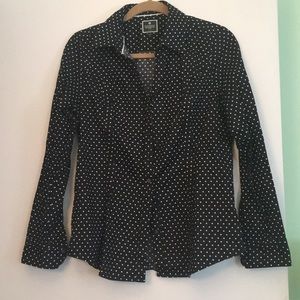 Polka dot button up